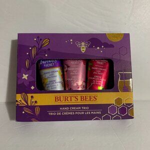 Burt's Bees Hand Cream Trio Gift Box Set Lavender Wild Rose Watermelon Mint